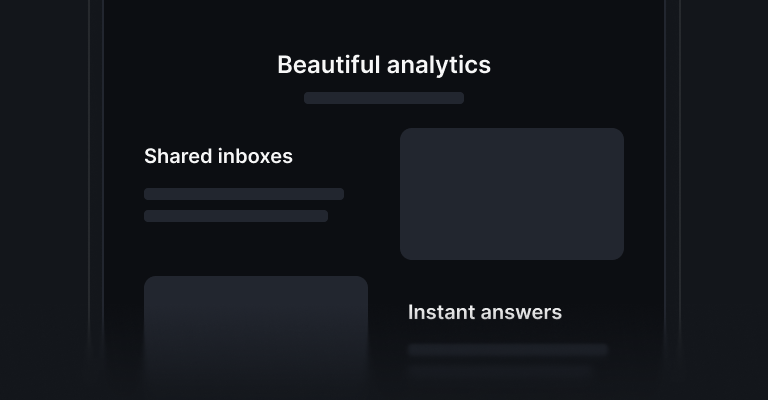 Features sections